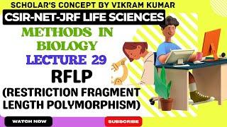 RFLP (Restriction Fragment Length Polymorphism) | Methods in Biology | CSIR-NET, DBT-JRF, GATE