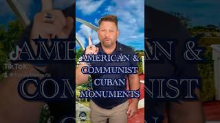 American and Communist Cuban Monuments in Grenada   