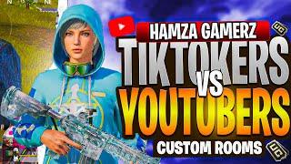 TIKTOKERS AND YOUTUBERS COSTUM ROOMS || LIVE PUBG MOBILE PAKISTAN ||UC & CASH ROOMS| HAMZA GAMERZ