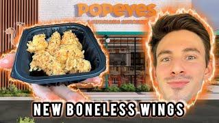 New Popeyes Boneless Wings Review