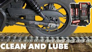 How To Clean & Lube Your Motorcycle Chain