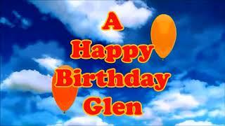 Glen Happy Birthday floating balloons