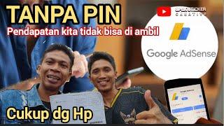 Cara memasukkan PIN google adsense Lewat HP Terbaru