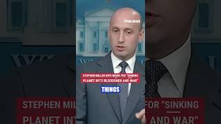 'It would have been the end of America': Stephen Miller on what US was spared by not electing Kamala