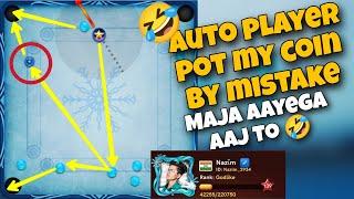 Auto player pot my coin by mistake  | Carrom pool | Carrom board | Carrom pool Nazim