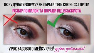 ВСЕ про базовий макіяж очей - як тушувати тіні, які пензлі потрібно, розбір помилок