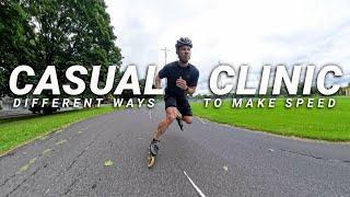 Casual Clinic | Make Skating More Fun By Learning Different Techniques For Going Fast