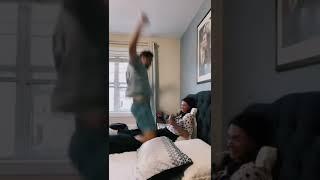 Surprising my wife with a bed dance  #shorts