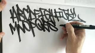 ALPHABET HANDSTYLES - GRAFFITI - @HANDZSOME