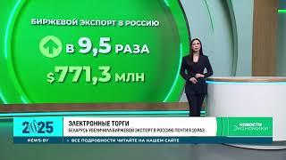 Беларусь почти в 10 раз увеличила биржевой экспорт в Россию