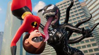 SHE VENOM Eats Elastigirl 