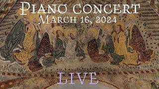 Piano concert from Edebo church, Sweden - March 16, 2024 - Melker Stendahl