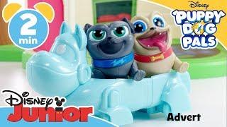 Disney Junior Unboxing | Puppy Dog Pals Dog House Playset | Disney Kids #AD