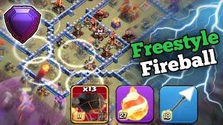 Kompilasi Freestyle FIREBALL+GIANT ARROW! | Clash Of Clans Legend League