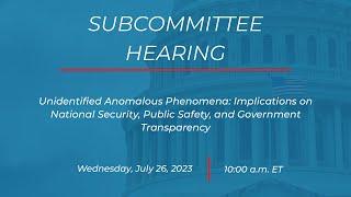 Subcommittee on National Security, the Border, and Foreign Affairs Hearing