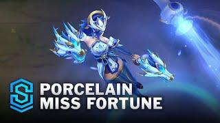 Porcelain Miss Fortune Skin Spotlight - Pre-Release - PBE Preview - League of Legends