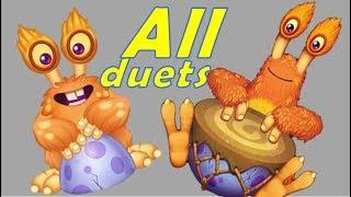 All Congle duets with all monsters - My Singing Monsters Dawn of Fire