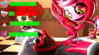 [SFM FNaF] Top 5 Security Breach vs Poppy Playtime WITH Healthbars #2