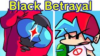 Friday Night Funkin' VS Impostor Black Betrayal BLACKOUT 1.5 Update + Cutscenes (FNF Mod/Among Us)