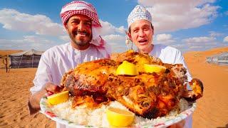 Epic Arabian Food - SAND DUNE WHOLE LAMB!! (Rare Food Experience in Oman)