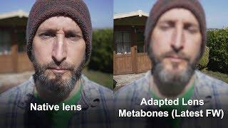 Metabones Latest firmware Video AF test Sony a7iii - Native lens vs Adapted