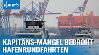 Traumjob auf der Elbe? Hamburg sucht dringend Nachwuchs-Kapitäne | NDR Info