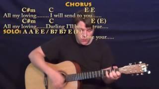 All My Loving (The Beatles) Guitar Cover Lesson with Chords/Lyrics