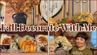 FALL DECORATE WITH ME 2024  FALL STYLING IDEAS  PLUS HELP ME SOLVE MY PAINT COLOR DILEMMA