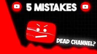 Dead YouTube Channel?  5 Content Mistakes Killing Your Growth!