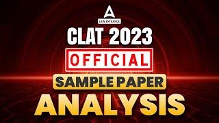 CLAT 2023 | Official Sample Paper Analysis | Detailed Analysis