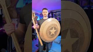 Cardboard Captain America Shield And The Stormbreaker! #captainamerica #epiccardboardprops