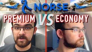 Norse Atlantic Premium Economy VS Economy Class - Gatwick to Boston