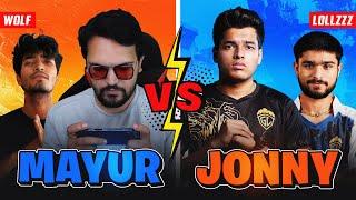 @JONATHANGAMINGYT  & @LoLzZzGaming  VS MAYUR GAMING & WOLF GAMING | FUNNY TDM FIGHT