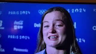 Mona McSharry Interviewed after winning Bronze Medal Ireland’s first Olympic medal since 1996