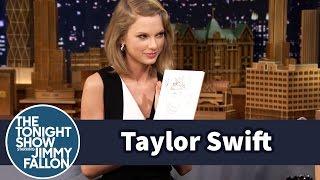 Taylor Swift and Jimmy Draw Each Other Without Looking