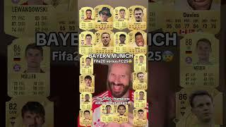 Bayern munich cards fifa20 versus eafc25 with Kane,Lewandowski and Muller