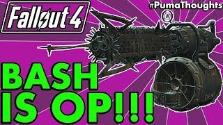 Is Gun Bashing Any Good in Fallout 4 and Is The Basher Perk Worth it? (Bash Damage) #PumaThoughts