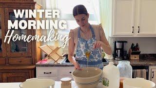 Homemade Bread, Homeschool, Homemaking I My Morning Routine
