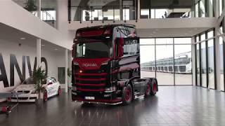 2017 - Scania S730 V8 6X2 (Race Edition) Black-Red Next Generation Sound
