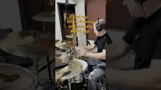 My Studio Session Warm Up. What I do. #drums #drummer #workingdrummer