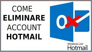 come eliminare account hotmail da pc cancellare email msn computer