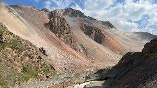 Rocks rolling off a high altitude gold mine | Taror, Tajikistan