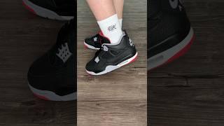 Wearing THE Jordan 4 Bred Reimagined! Sizing GUIDE Watch Before You Buy!