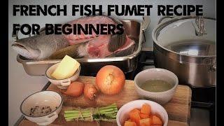 Step by step recipe on how to make French Fish Fumet |(Fish stock)