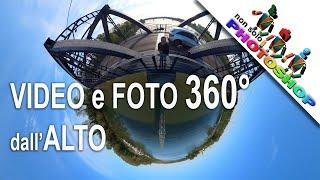 Foto 360° e Video 360° dall'alto con selfie stick insta, Tutorial video insta360