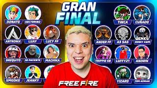 FINALTORNEO DE YOUTUBERS FREE FIREDONATO - TINCA  - LUAY - CUÑADO - GREQUITO * FELICES FIESTAS *