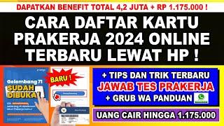 100% Berhasil CARA DAFTAR PRAKERJA GELOMBANG 71 ONLINE || CARA DAFTAR KARTU PRAKERJA 2024 LEWAT HP