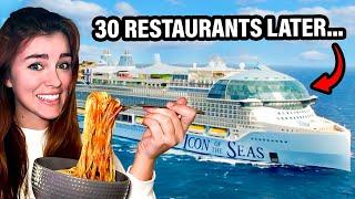 I ate at Every Restaurant on the Biggest Cruise Ship in the World! (Icon of the Seas)