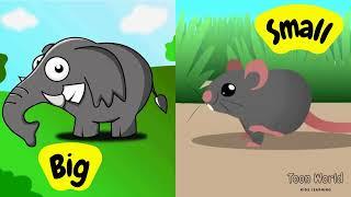 Easy Kids Vocabulary | Opposites Song | Educational  Video for Kids