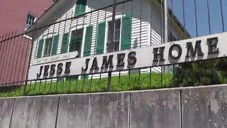 Entering Jesse James Home at St. Joseph, Missouri